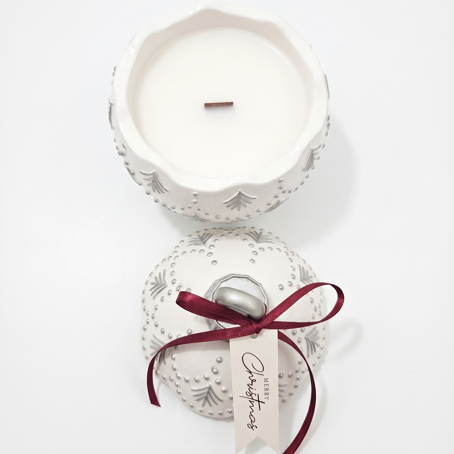 Küünal Christmas Bauble Enchanted MINI - Valge / Hõbedane / Talvine Võlu / MINI