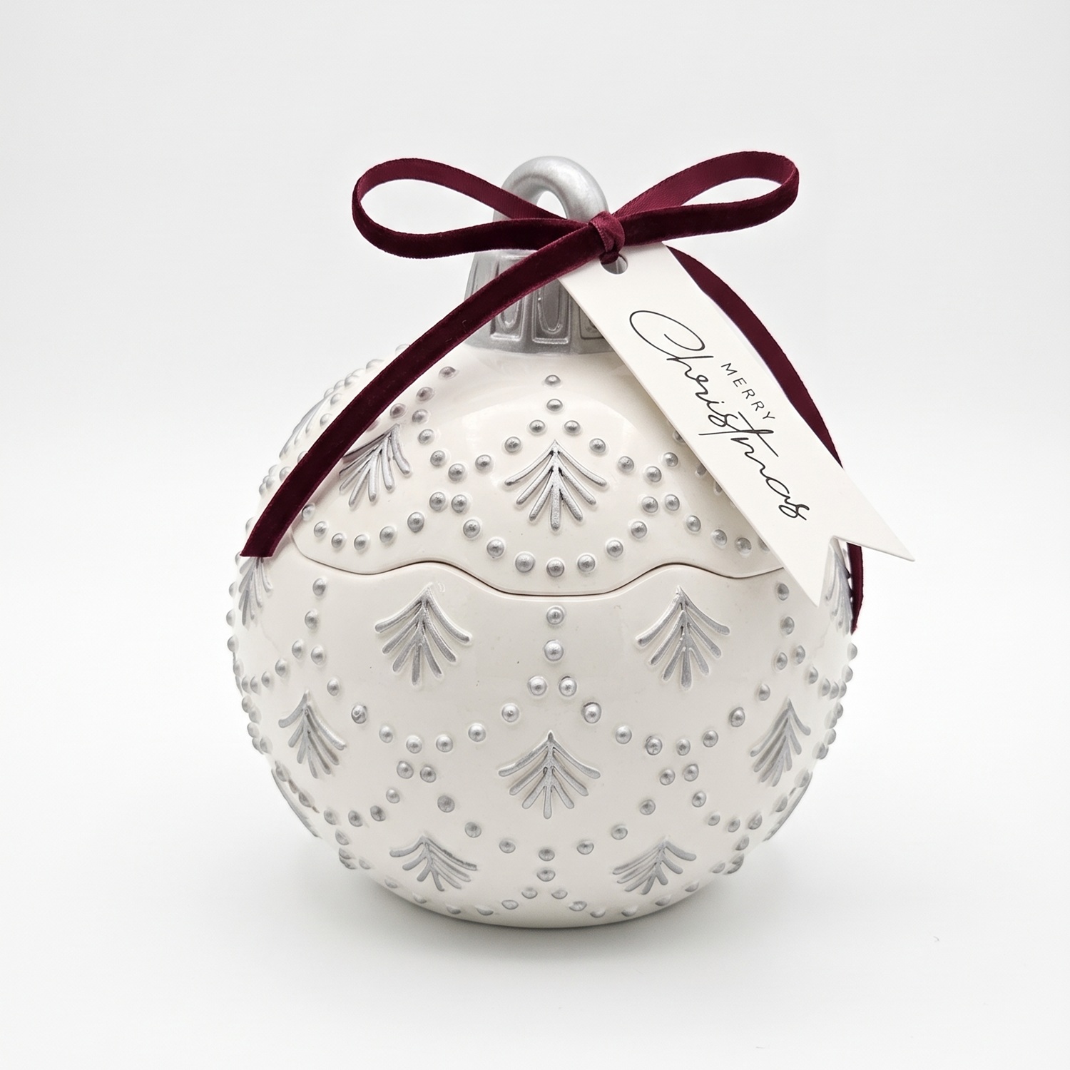 Küünal Christmas Bauble Enchanted MINI - Valge / Hõbedane / Talvine Võlu / MINI
