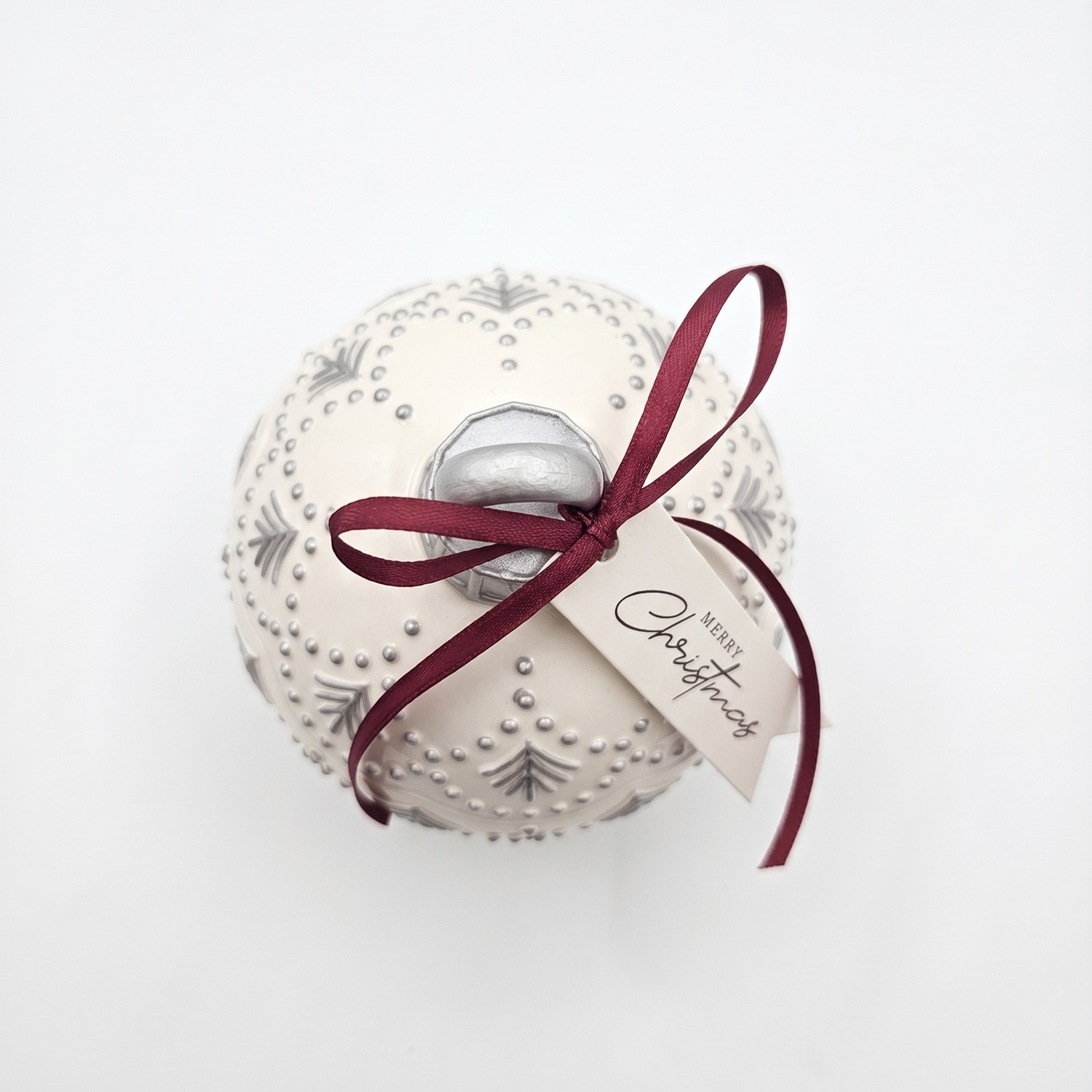 Küünal Christmas Bauble Enchanted MINI - Valge / Hõbedane / Talvine Võlu / MINI